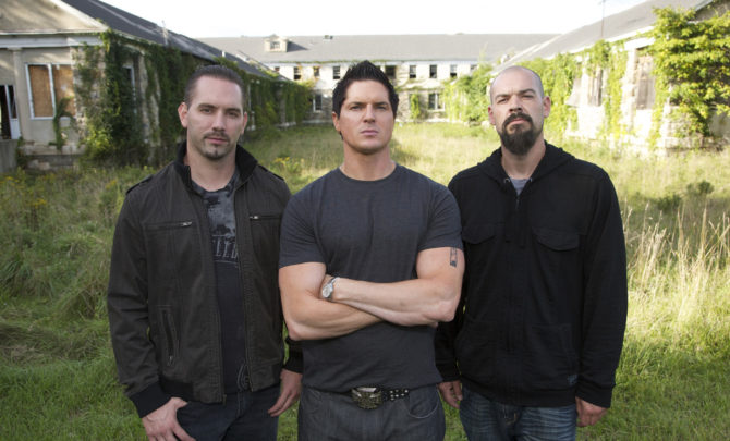 Filming of the Travel Channel's 'Ghost Adventures' at Letchworth Village, Haverstraw, New York.