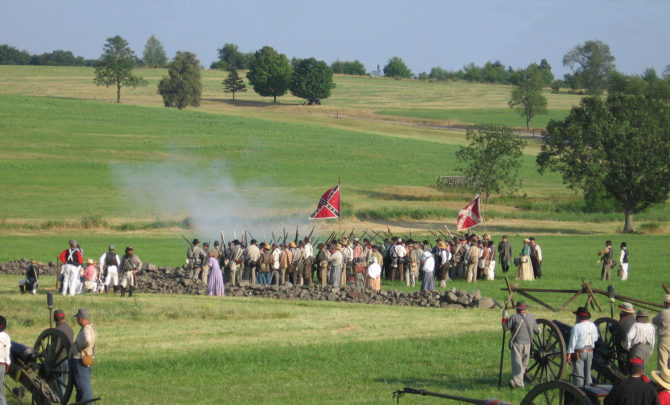 Gettysburg re-enactment.