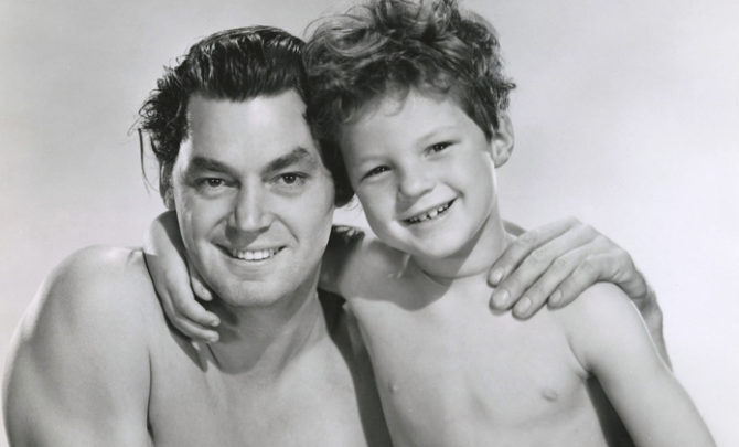 Johnny-Sheffield-and-johnny-weissmuller