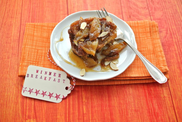 Upside-Down Apple French Toast