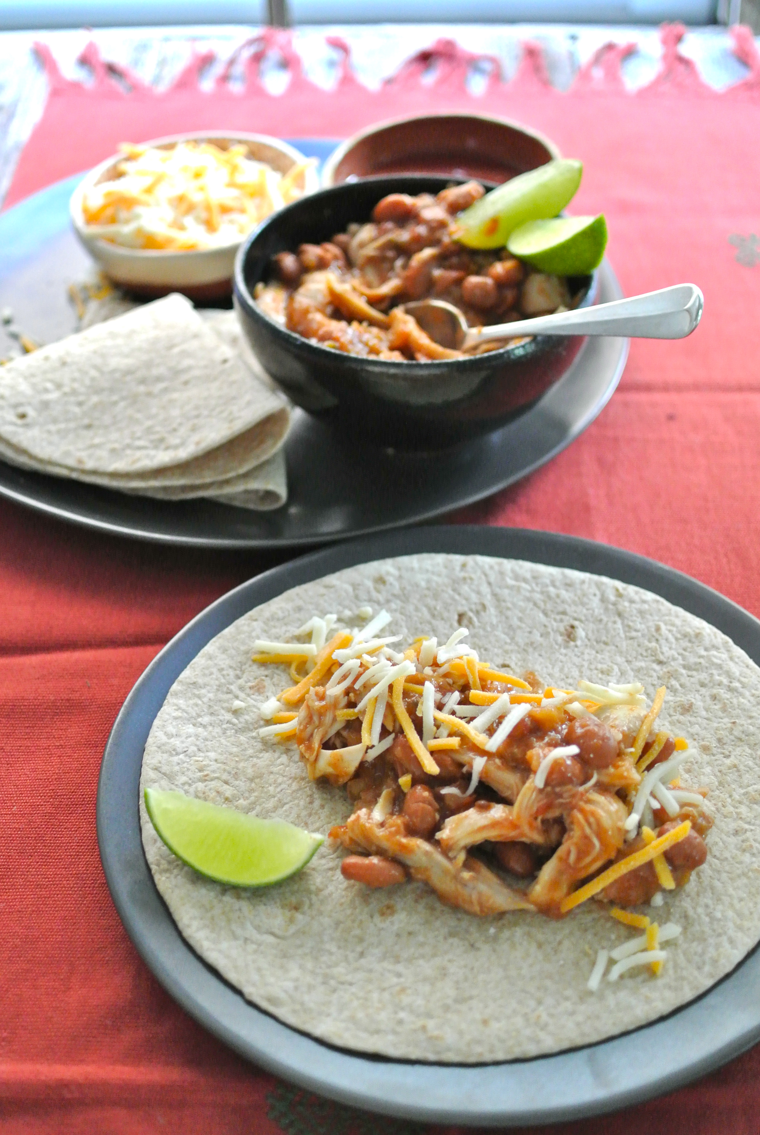 Slow Cooker Chicken Burritos American Profile