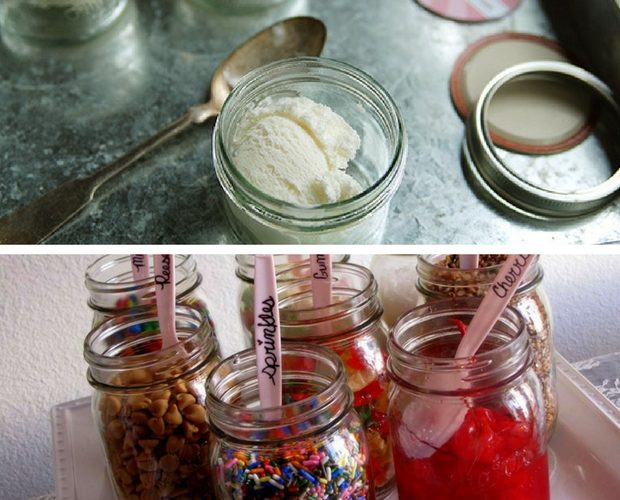 Mason Jar Ice Cream Sundaes | Read More at AmericanProfile.com