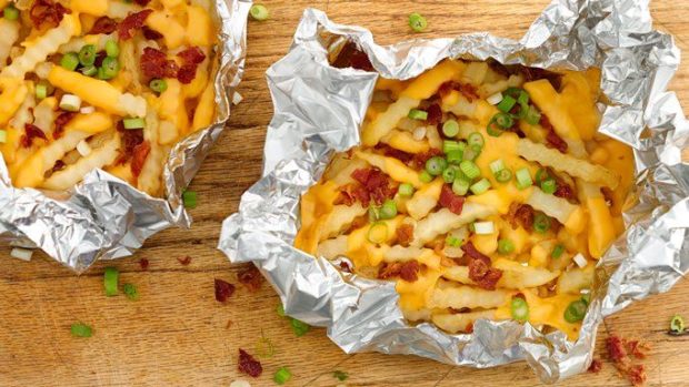 Mess-Free Grilled Cheesy Fries | Read More at AmericanProfile.com
